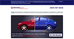 Desktop Screenshot of gapcoverinsurance.co.uk